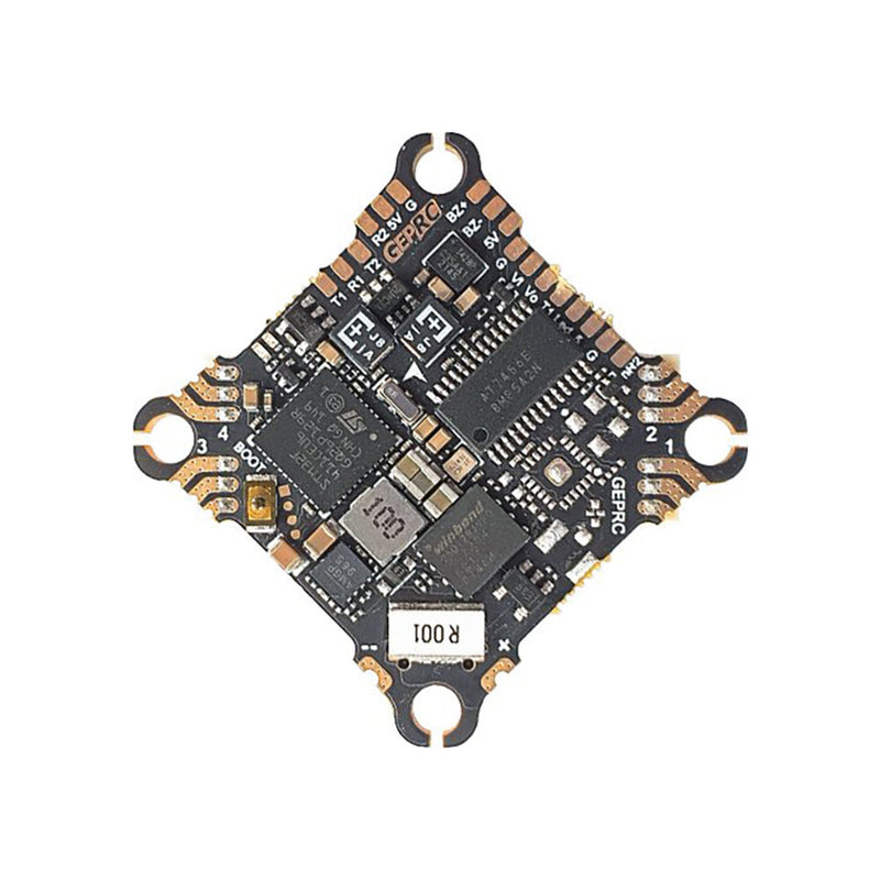 25.5x25.5mm GEPRC TAKER F411 8Bit 12A AIO F4 OSD Flight Controller Built-in 12A 2-4S 4in1 ESC for RC Drone FPV Racing