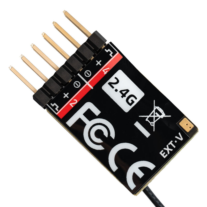 Radiomaster ER4 2.4GHz 4CH ExpressLRS ELRS RX PWM Receiver Support Voltage Telemetry for F3P RC Airplane Car Boat Tank