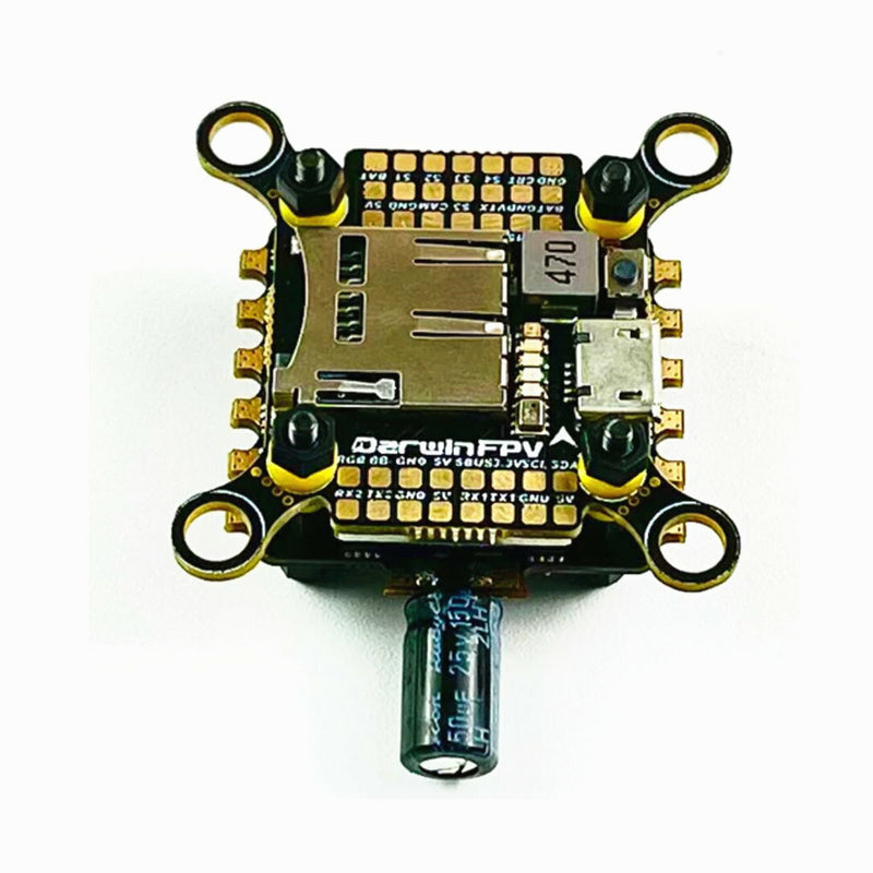 20x20mm DarwinFPV F411 F4 Flight Controller OSD with 5V BEC Output & 4in1 30A ESC 3-4S Stack for Cineape 25 BabyApe II RC Drone FPV Racing