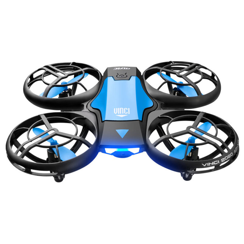 4DRC V8 Mini WiFi FPV with HD Camera Gesture Control Stunt Tumbling Colorful LED Lights Grid Full Protection Child Gift RC Toys Drone Quadcopter RTF