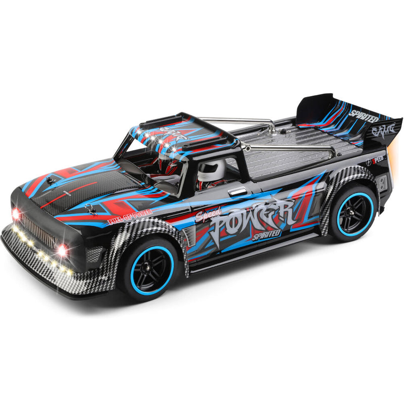 Wltoys 104072 RTR 1/10 2.4G 4WD 60km/h Brushless RC Car Drift On-Road Metal Chassis LED Light Vehicles Model Off-Road Climbing Truck