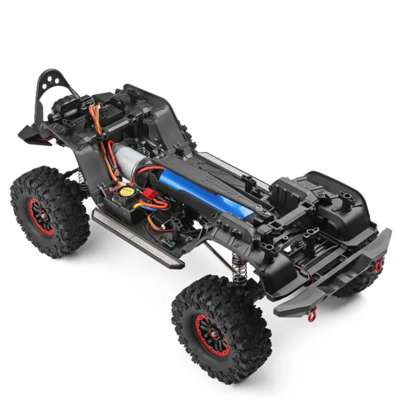 Wltoys 104010 RTR 1/10 2.4G 4WD RC Car Rock Crawler Off-Road Climbing Truck Full Proportional LED Light Vehicles Models Toys