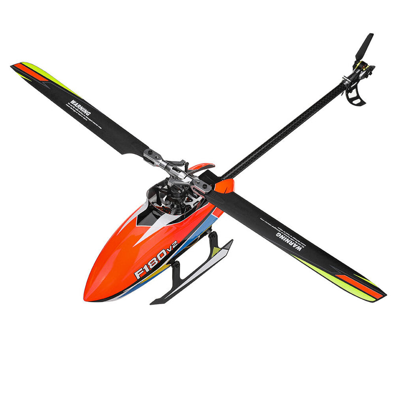 Eachine & YXZNRC F180 V2 6CH 3D6G System Dual Brushless Direct Drive Motor Flybarless RC Helicopter BNF Compatible with FUTABA S-FHSS