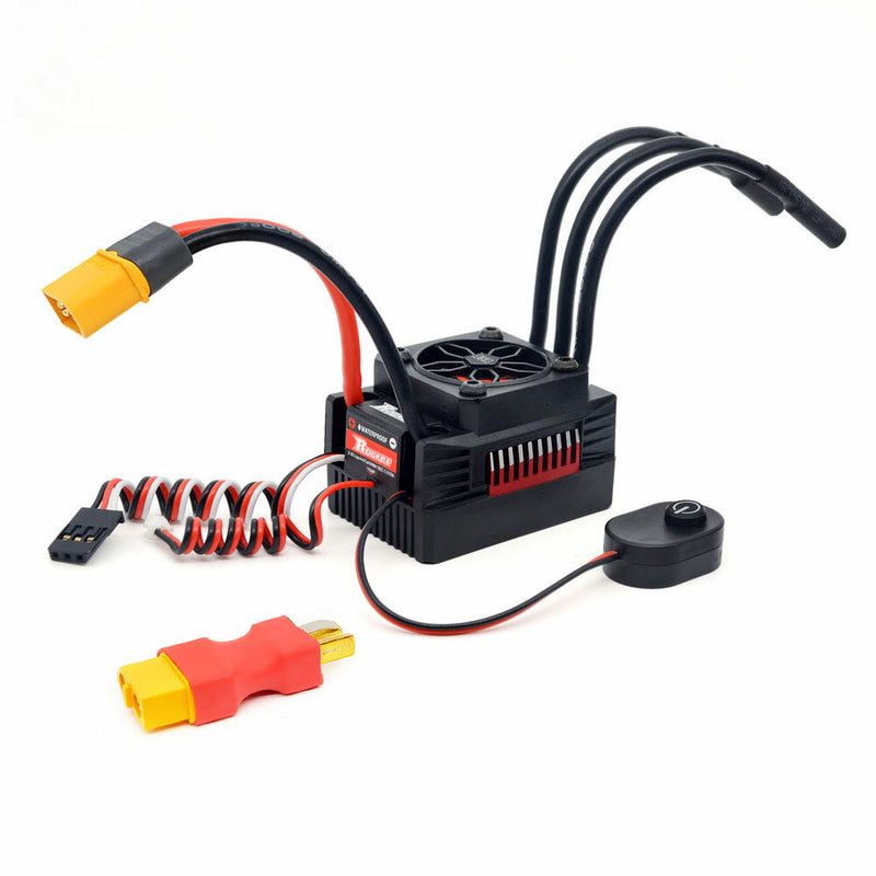 Surpass Hobby Rocket V2 Waterproof 60A Brushless ESC for 1/10 RC Car Vehicles Model Parts