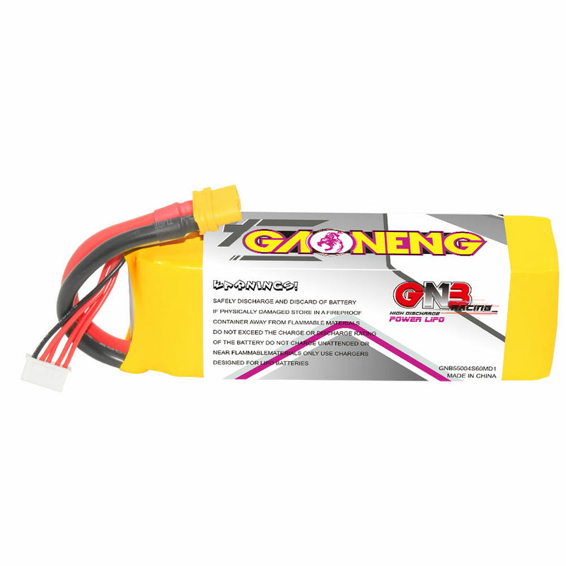 Gaoneng GNB 4S 14.8V 5500mAh 60C LiPo Battery T Plug / XT60 Plug for 1/8 Scale RC Car 700 Helicopter RC Boat MultiCopter