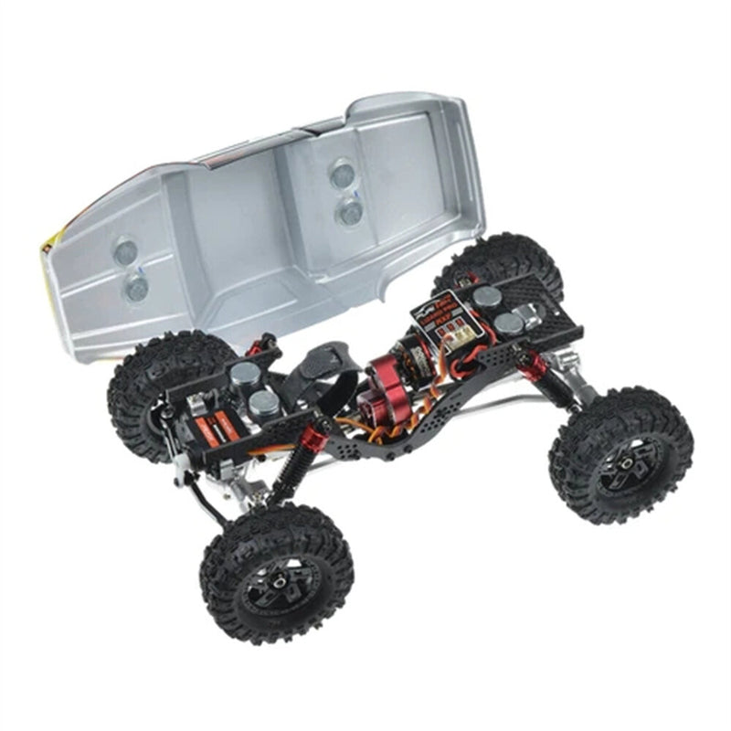 Furitek 2520 CAYMAN PRO V2 1/18 2.4G 4WD Brushless RC Car Rock Crawler Premium Monster Off-Road Truck Climbing Vehicles Full Proportional Models Oil Shocks Portal Axles Toys