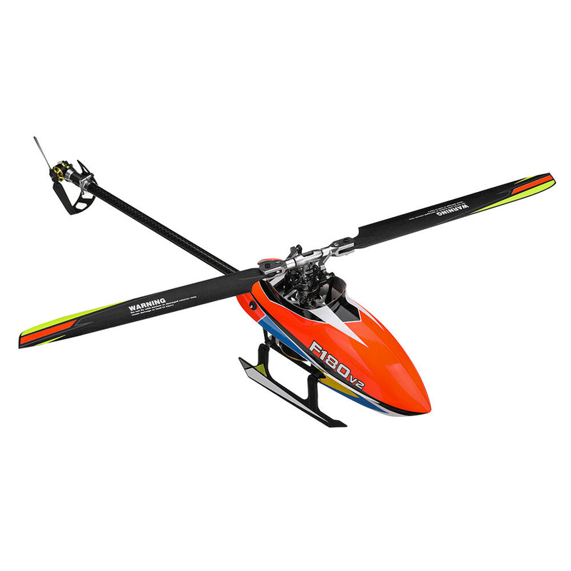 Eachine & YXZNRC F180 V2 6CH 3D6G System Dual Brushless Direct Drive Motor Flybarless RC Helicopter BNF Compatible with FUTABA S-FHSS