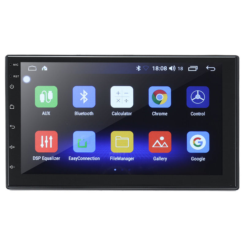 【upgrade】iMars 7 Inch 2+32G Android 10.0 Car Stereo Radio MP5 Player 2 Din 2.5D Screen GPS WIFI bluetooth FM with Rear Camera