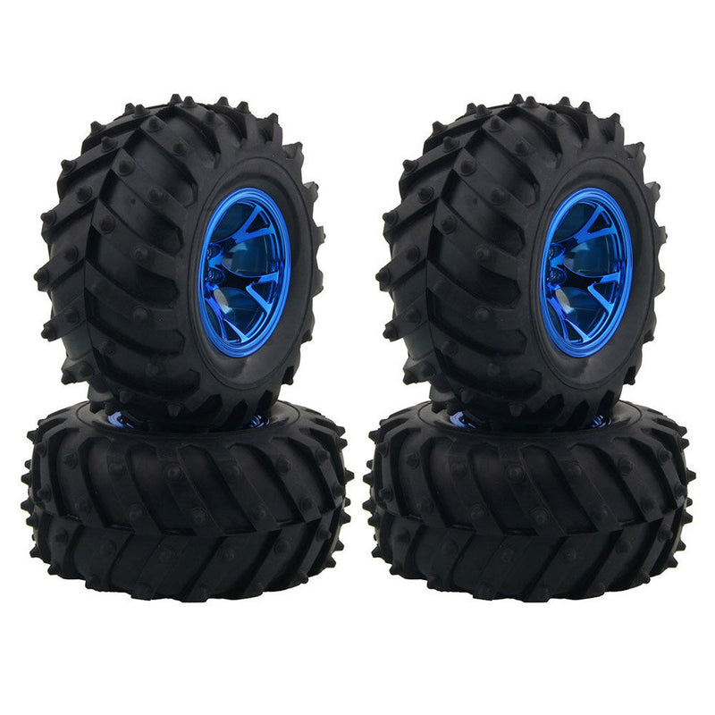 4Pcs/Per Austar Wheel Tires Plastic Wheel Rims for 1/10 RC Crawler HSP HPI Car Parts