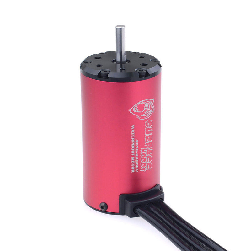 Surpass Hobby Diamond Seriers Waterproof 4076 2250KV Brushless Motor with 150A ESC for 1/8 RC Vehicles