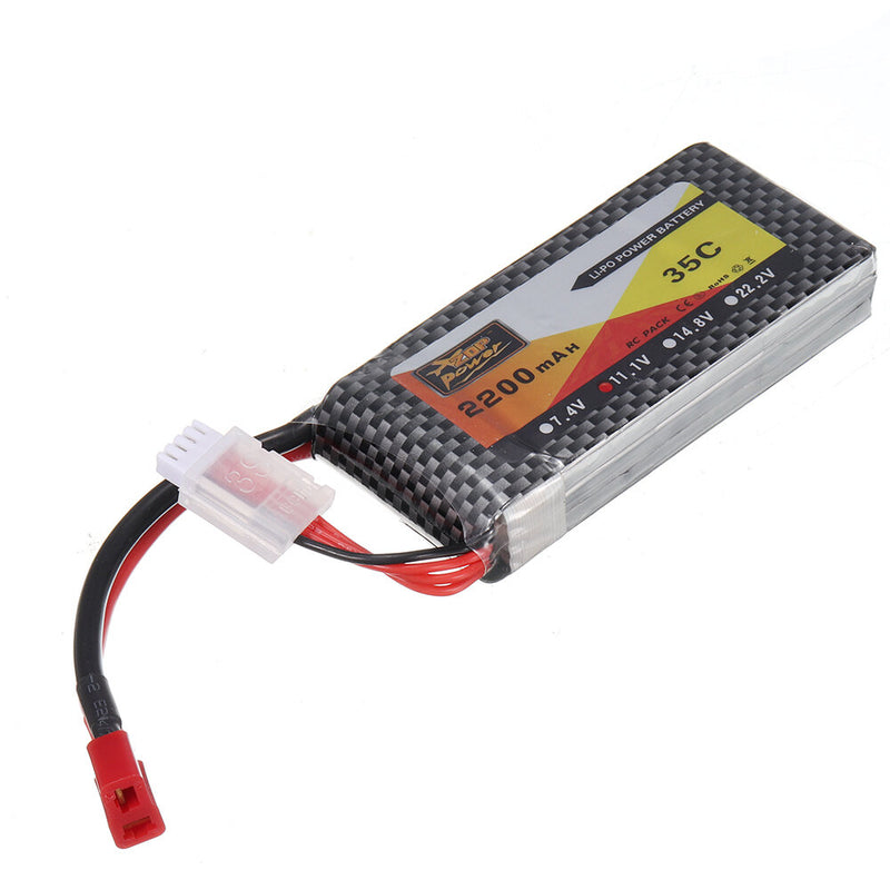 ZOP Power 11.1V 2200mAh 35C 3S Lipo Battery T Plug For RC Models