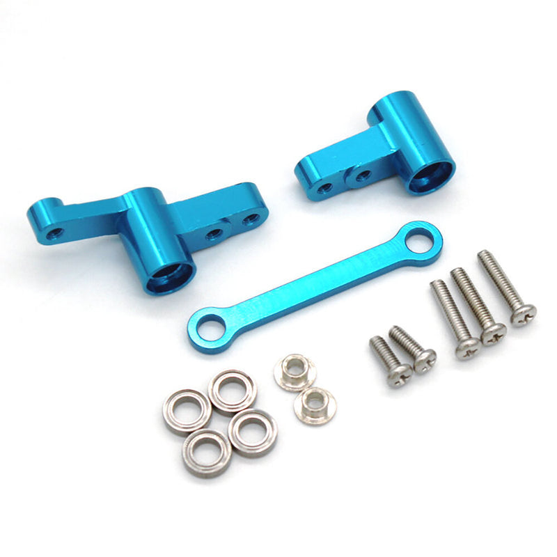 Metal Upgrade Steering Assembly Modification With Bearings For MJX 14209 14210 RC Car Parts