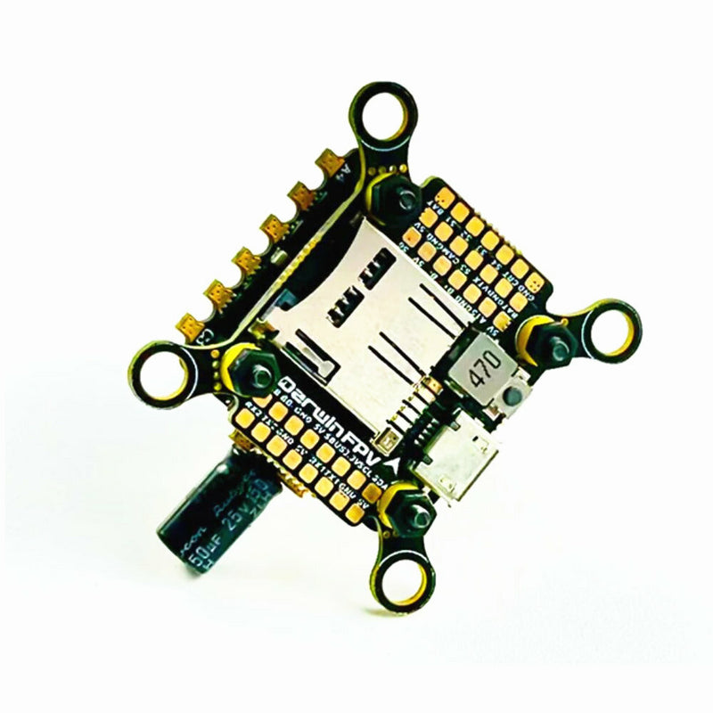 20x20mm DarwinFPV F411 F4 Flight Controller OSD with 5V BEC Output & 4in1 30A ESC 3-4S Stack for Cineape 25 BabyApe II RC Drone FPV Racing