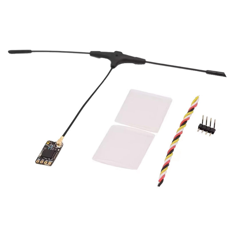 HAKRC ELRS 2.4GHz/915MHz RX Long Range RC Receiver with T-Type Antenna for FPV RC Racer Drone