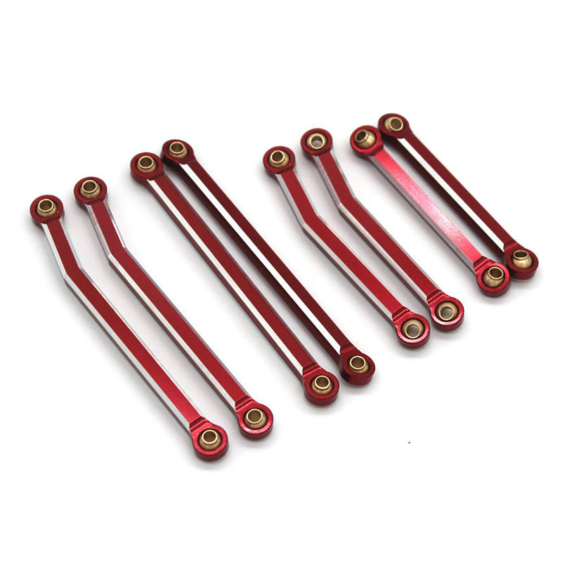 8Pcs Metal Po Linkage Tie Link Rod Kit JJRC C8801 Austar AX-8560 TRX4M 1/18 RC Car Parts