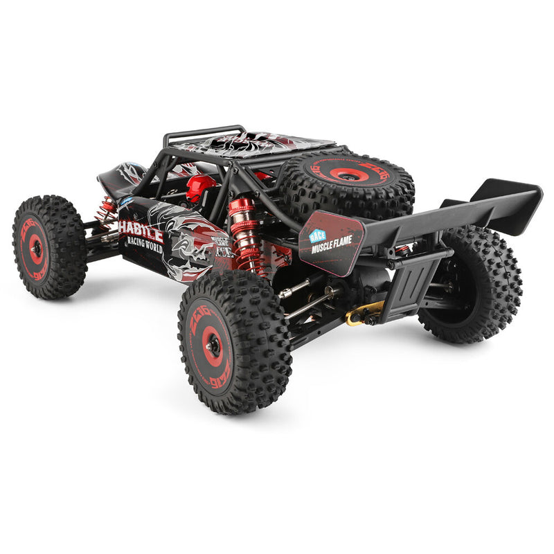 Wltoys 124016 V2 1/12 4WD 2.4G RC Car Brushless Desert Truck Off-Road Vehicle Models High Speed 75km/h Metal Chassis