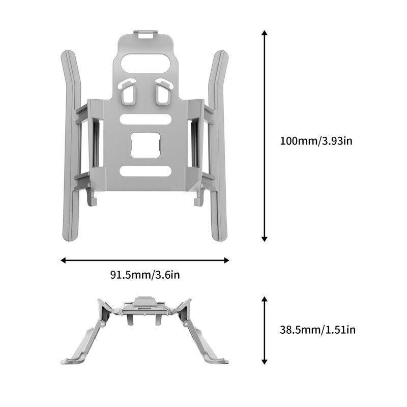 STARTRC Foldable Extended Heighten Landing Gear Skid Legs Protector Support for DJI Mini 3 RC Drone Quadcopter