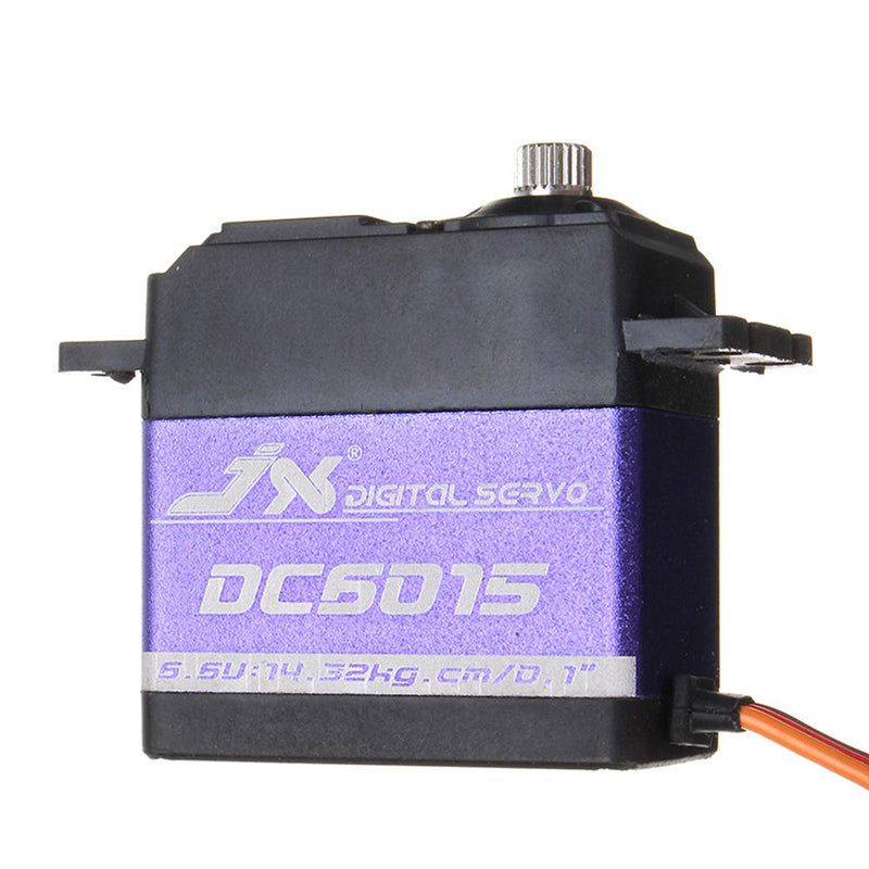 4PCS JX DC6015 14.32KG DC Metal Gear High Torque Standard Angle Digital Servo For RC Model Transmitter Radio