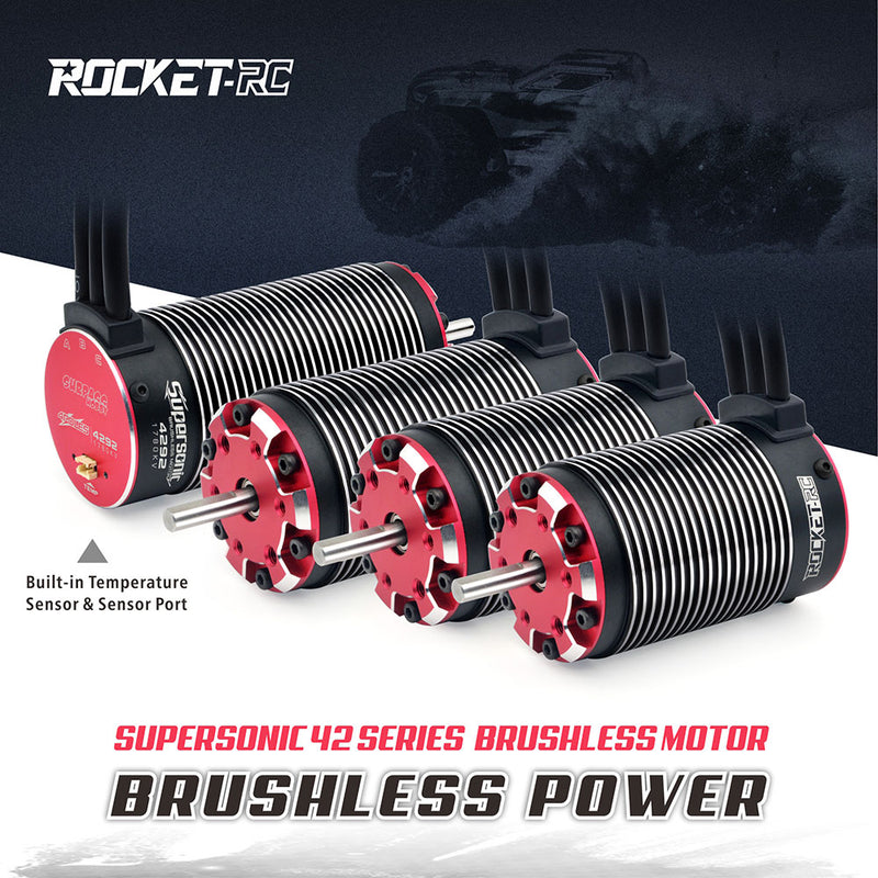 Surpass Hobby ROCKET-RC 4282 4292 Brushless Motor 1/8 Model Car Motor Built-In NTC Sensor RC Car Parts