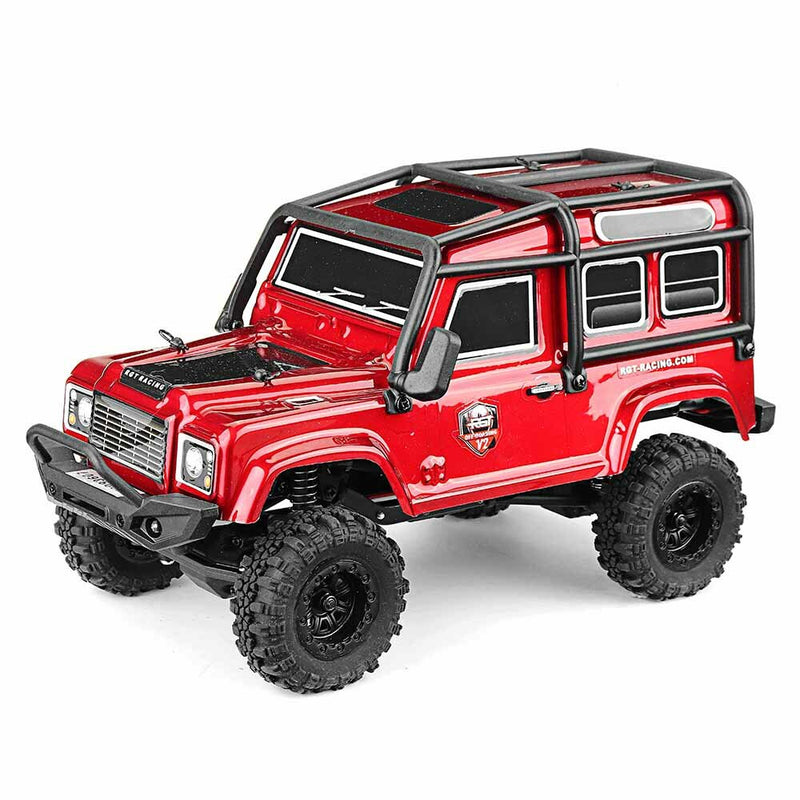 RGT 136240 V2 1/24 2.4G RC Car 4WD 15KM/H Vehicle RC Rock Crawler Off-road Two Battery