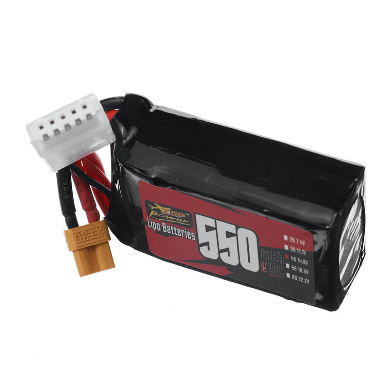 ZOP Power 4S 14.8V 550mAh 95C 8.14Wh LiPo Battery XT30 Plug for RC Drone FPV Racing