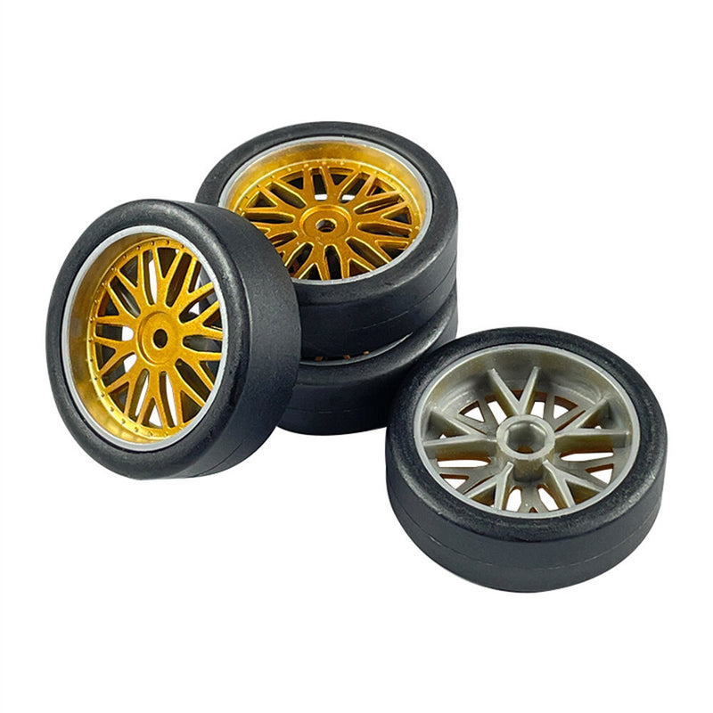 4PCS Upgraded Drift Tires Wheels LA0034 for LDR/C LD-A86 1/18 On-Road RC Vehicles Models Spare Parts