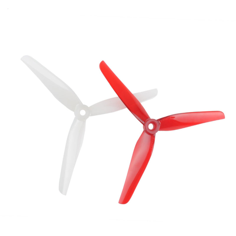 2 Pairs / 10 Pairs HQProp Ethix P4 Candy Cane 5140 5.1X4.0 5.1 Inch 3-Blade Poly Carbonate Propeller for RC Drone FPV Racing