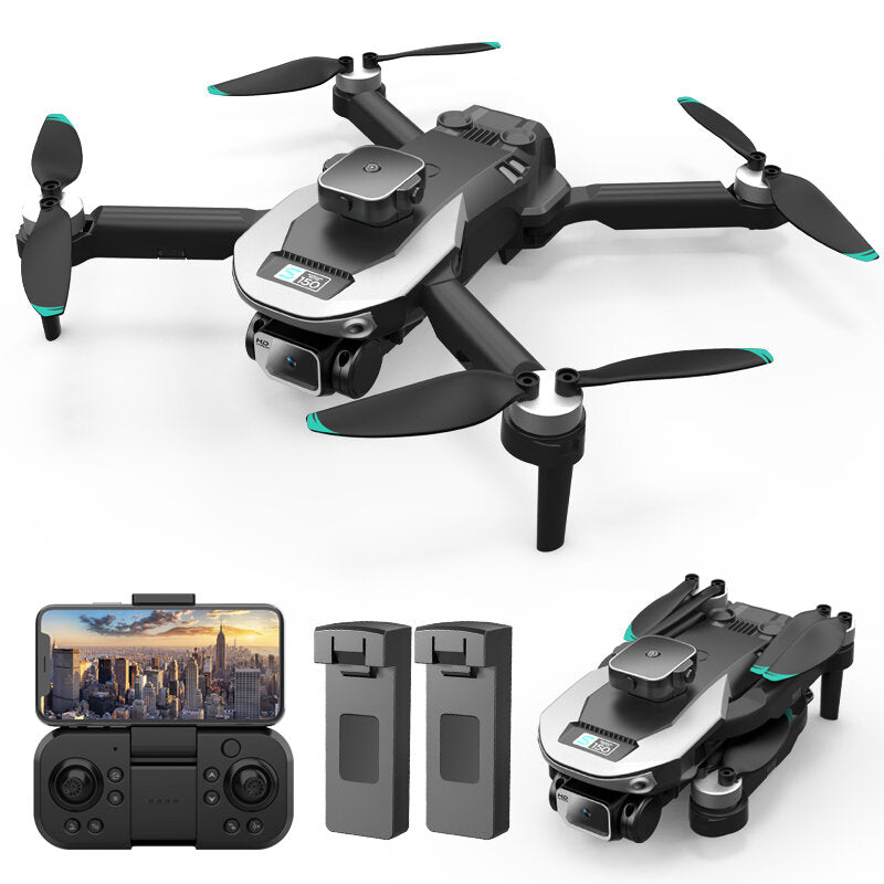 YLR/C S150 WiFi FPV with 8K 720P ESC HD Dual Camera 360° Infrared Obstacle Avoidance Optical Flow Positioning Brushless Foldable RC Drone Quadcopter RTF