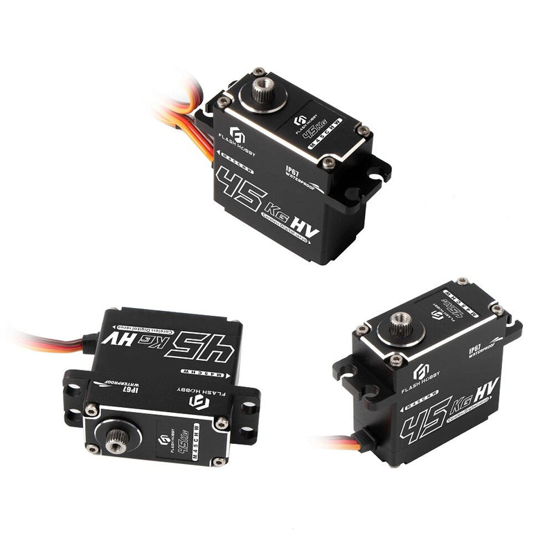 FLASH HOBBY M45CHW 45KG Torque Metal Gear Coreless Waterproof Digital Servo