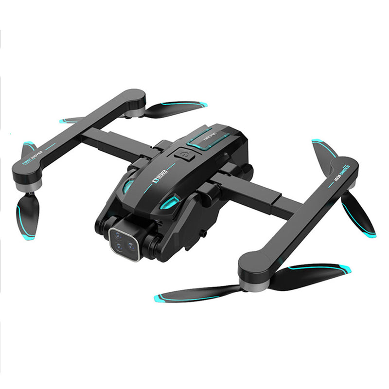 YLR/C S188 GPS 5G WiFi FPV with 180° Electric HD Dual Camera 360° Obstacle Avoidance Optical Flow Positioning Brushless Foldable RC Drone Quadcopter RTF