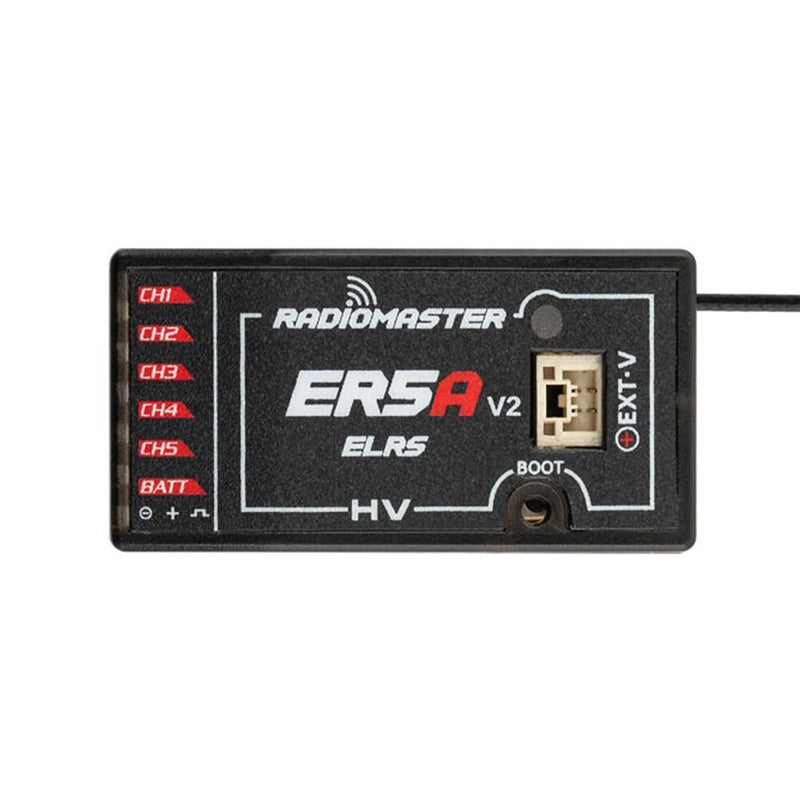 Radiomaster ER5A V2 2.4GHz 5CH ELRS PWM Receiver for MT12 Pocket Boxer TX16S Zorro ELRS Radio Transmitter