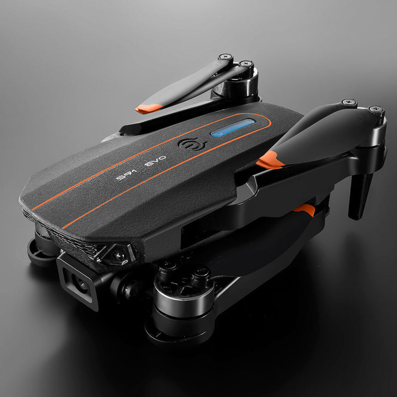 YLR/C S91 EVO WiFi FPV with HD Dual Camera Optical Flow Hovering Brushless Foldable RC Drone Quadcopter RTF