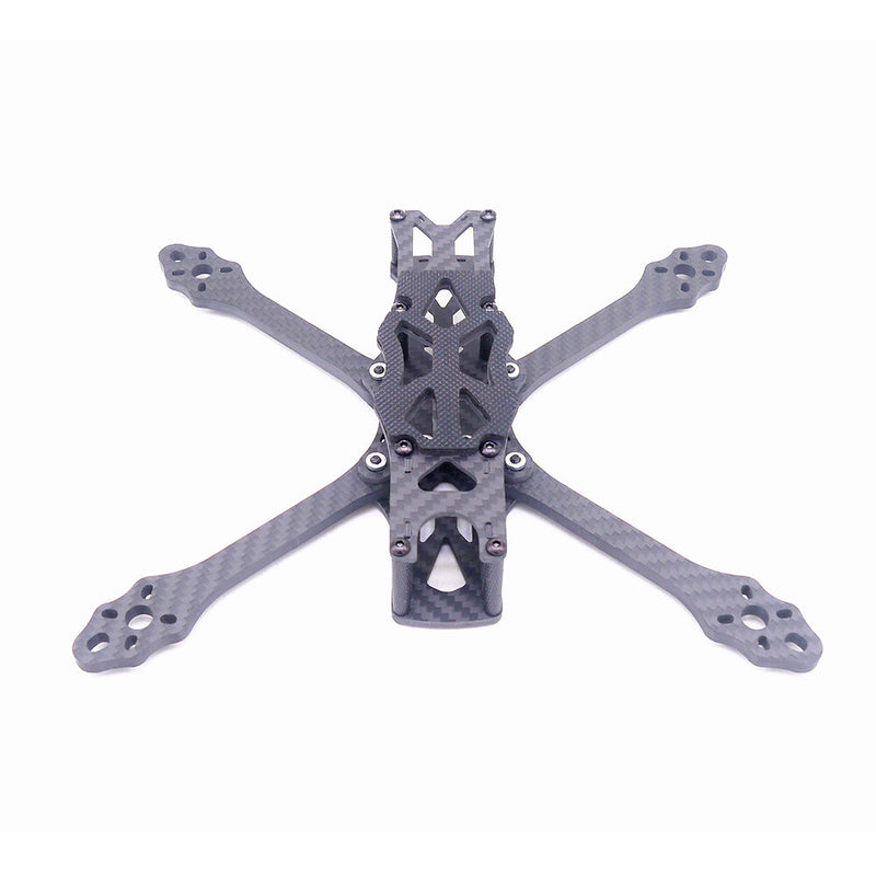 TEOSAW Ape5 5 Inch / Ape7 7 Inch Frame Kit X Type Carbon Fiber Frame Kit for DIY FPV Freestyle RC Racing Drone