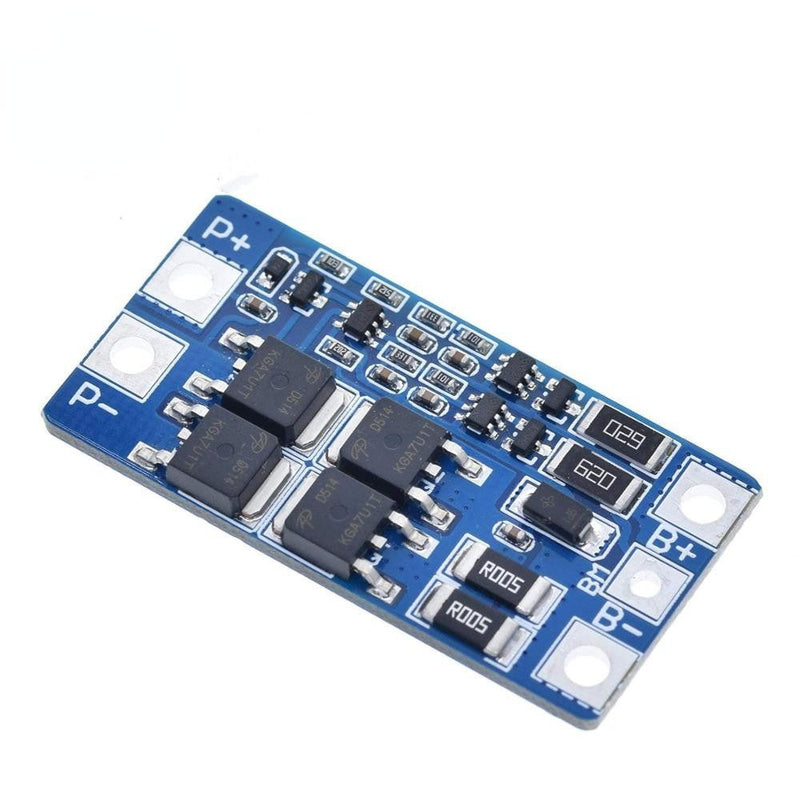 2S 10A 7.4V 18650 Lithium Battery Protection Board 8.4V Balanced Function/overcharged Protection Good