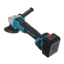 Drillpro 125mm Blue+Black Brushless Angle Grinder Rechargeable Adjustable Speed Angle Grinder with Battery