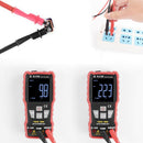 KJ105 Digital Multimeter 6000 Counts AC DC Voltage LCD Display Professional Measuring Meter Tester with Test Leads