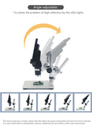 G1200 Digital Microscope 12MP 7 Inch Large Color Screen Large Base LCD Display 1-1200X Continuous