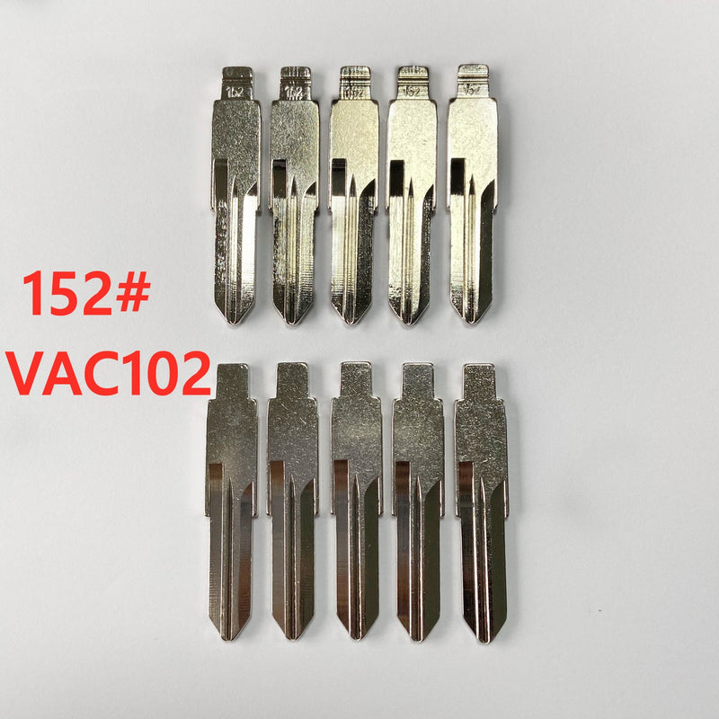 20pcs/lot Remote Key Blade KD VVDI Uncut Flip Blank LISHI VAC102