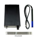 KSGER T12 STM32 V3.1S Welding Soldering Iron Station OLED DIY Plastic Handle Electric Tools Quick Heating T12 Iron Tips 8s Tins 907 9501 Handle with 3Pcs T12 Tips