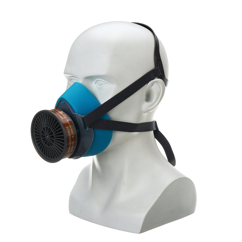 Half Face Respirator Dust Gas Mask Painting Spray Woodworking Polishing Protect