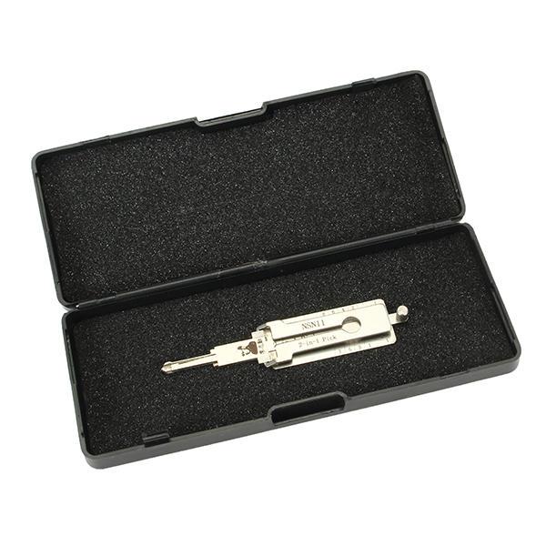 Lishi NSN11 2 in 1 Car Door Lock Pick Decoder Unlock Tool Locksmith Tools