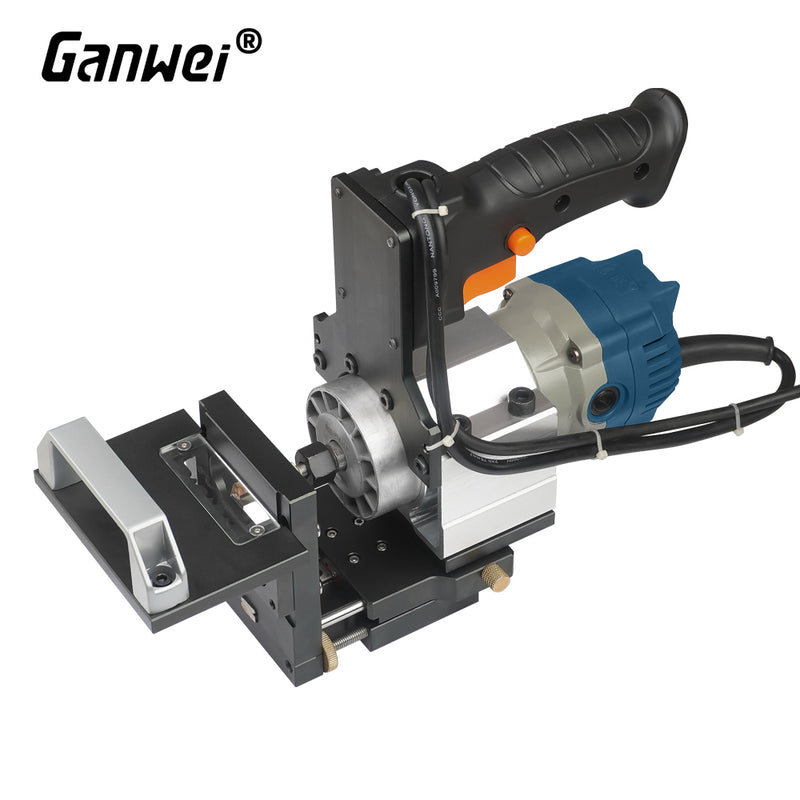 GANWEI 2-In-1 Slotting Adjustable Wood Trimming Machine Holder Eletric Trimmer Holder Bracket for 65mm Trimming Machine