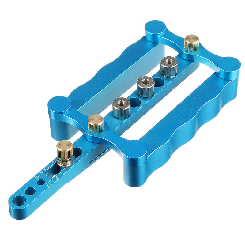 Drillpro Self Centering Dowelling Jig Metric Dowel Pocket Hole Jig with Drill Bits for Woodworking