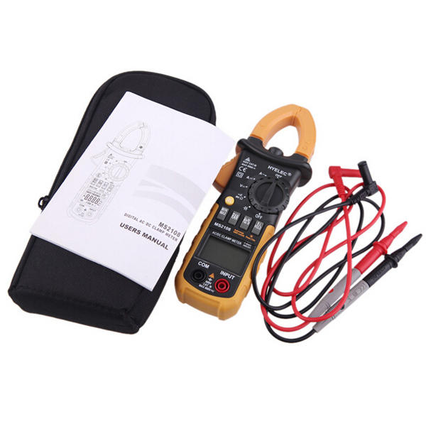 MS2108 Digital Clamp Tester Inrush Current True Rms Ohm Meter Clamp Meter Backlight
