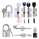 9 Piece of Transparent Practice Locks