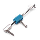 Civil Lock Quick Forced Open Lock Picks Locksmith Tool Silver + Blue - LOCKPICKWEB