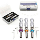 Transparent Practice Padlock Unlocking Lock Picks Set Key Extractor Tools 31 Pcs - LOCKPICKWEB