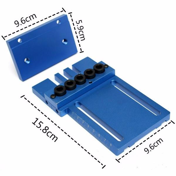 Dowelling Jig Kit With 5 Metric Dowel Holes 6mm/8mm/10mm For Woodworking