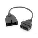 For GM 12 Pin Connector to OBD2 16Pin to 12Pin Car Diagnostic Extension Cable