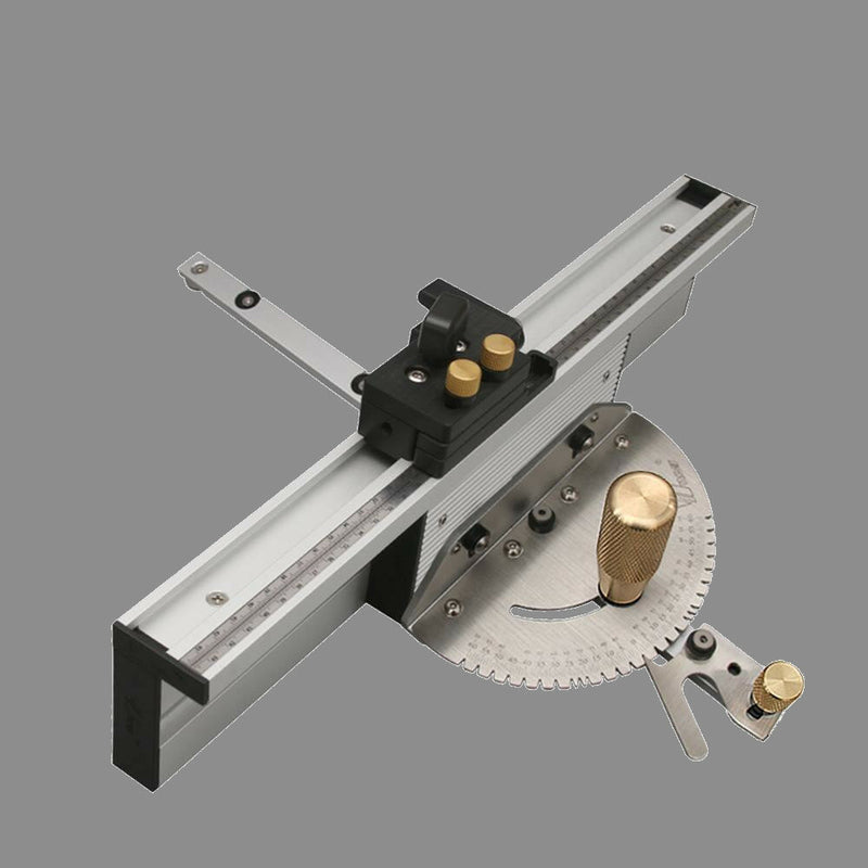 Woodworking Tools Wnew Miter Gauge Aluminium Profile FenceTrack Stop Table Saw Router Miter Gauge Saw Assembly Ruler